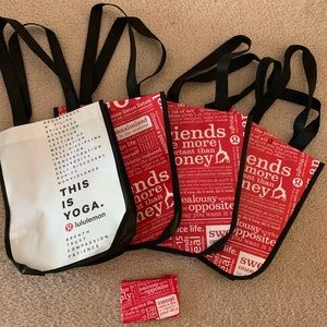 Lululemon bags & gift card pouch